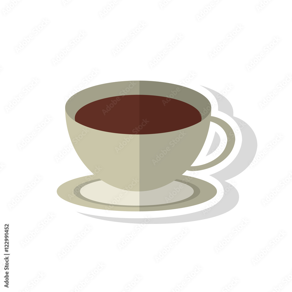 coffee cup icon. Coffe time drink breakfast and beverage theme. Isolated design. Vector illustration coffee cup icon. Coffe time drink breakfast and beverage theme. Isolated design. Vector illustration