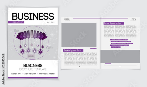 Magazine Layout Vector 