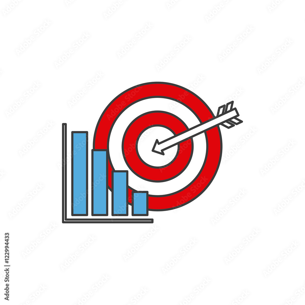 target arrow with seo icon vector illustration design target arrow with seo icon vector illustration design