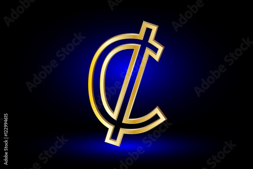 Cent , Cent vector icon