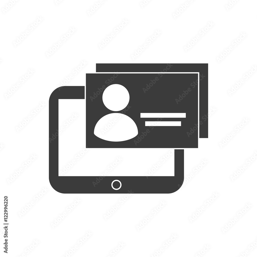 tablet with social media icon vector illustration design tablet with social media icon vector illustration design