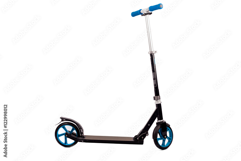 Black push scooter Black push scooter