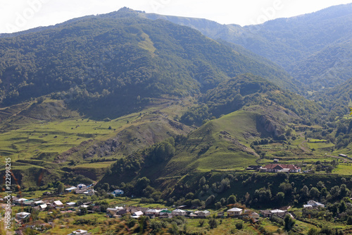 view of the valley. Caucasus