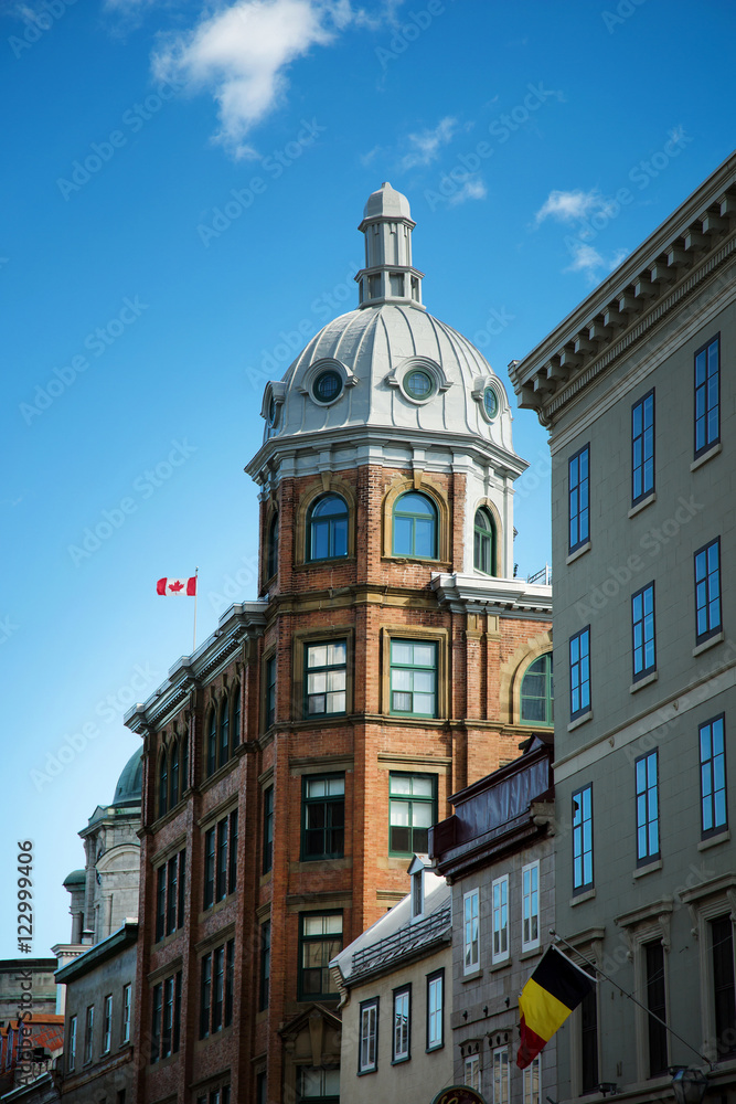 Old buildings in Quebec city