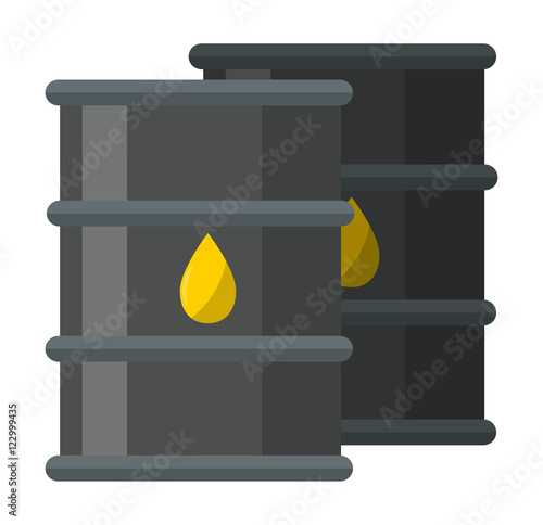 Big industrial oil tanks