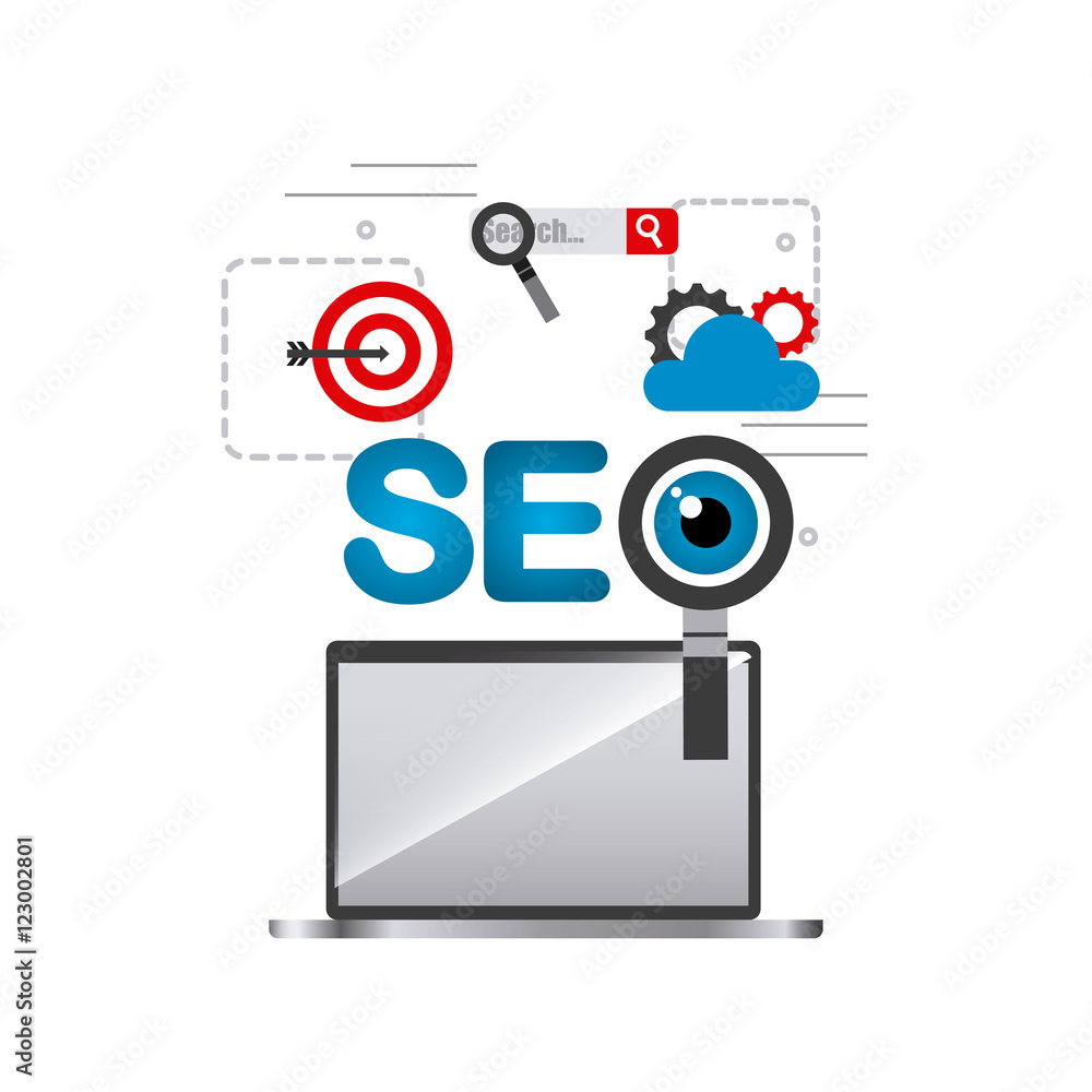 search engine optimization icons vector illustration design search engine optimization icons vector illustration design