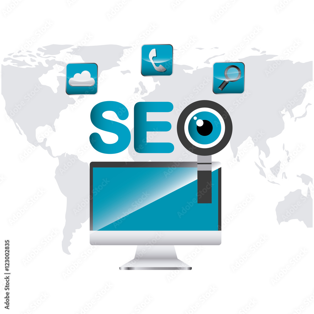 search engine optimization icons vector illustration design search engine optimization icons vector illustration design