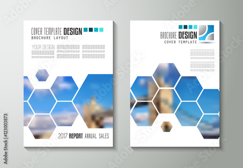 Brochure template, Flyer Design or Depliant Cover for business purposes