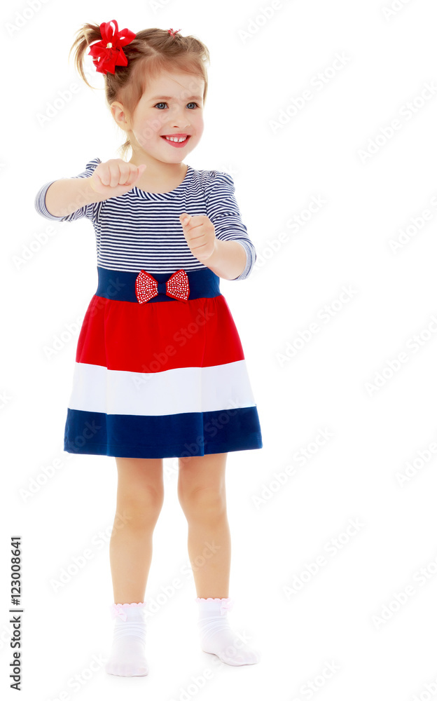 Little girl surprised Little girl surprised