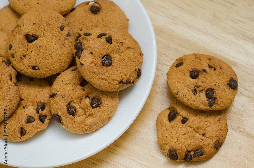 Butter Cookie with Chocolate Chips. Butter Cookie with Chocolate Chips.