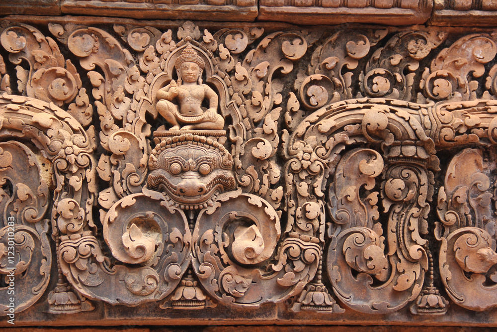 Intricate Stone Carving