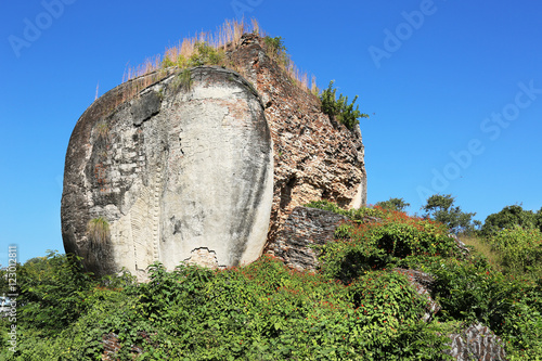 Giant Lions Mingun Myanmar photo