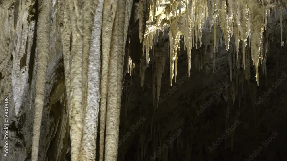 Motion Control Dolly Shot of Stalactites in Carlsbad Caverns -Dolly Right- Motion Control Dolly Shot of Stalactites in Carlsbad Caverns -Dolly Right-