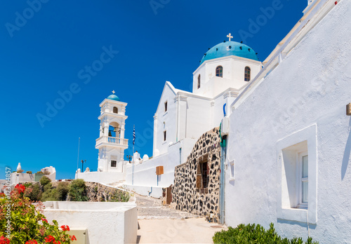 Church in Oia islands , Santorini, Greece