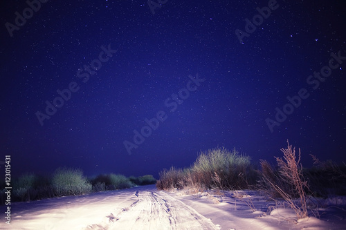winter night photo © kichigin19