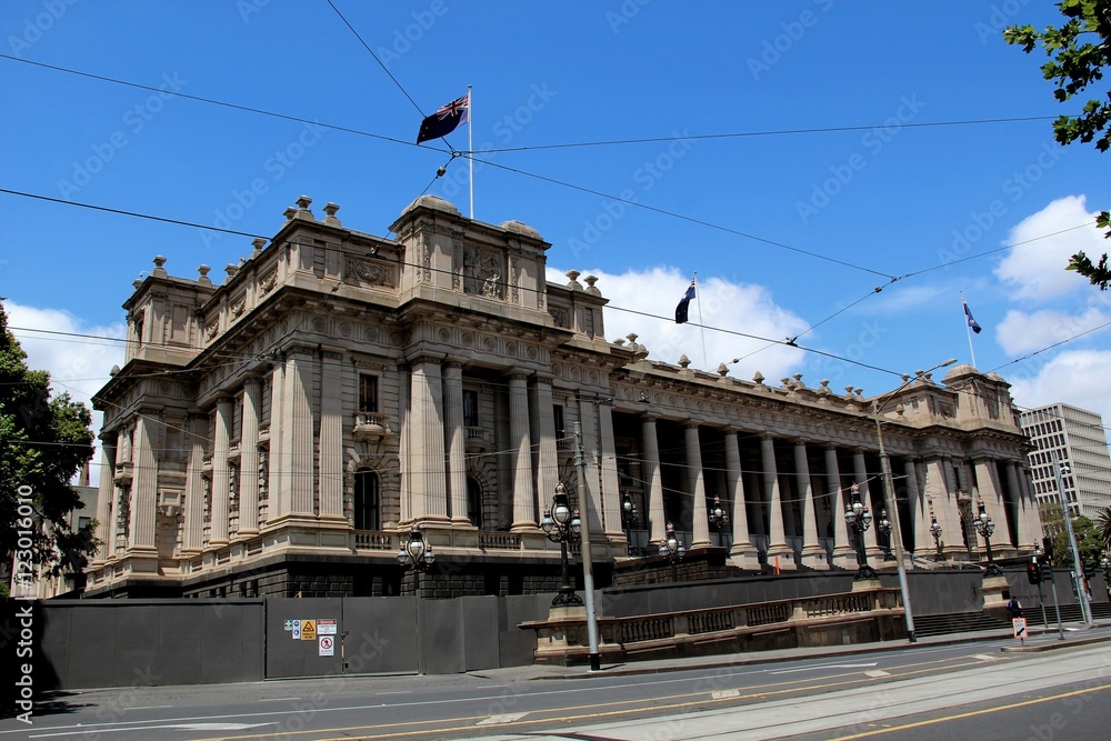 Maison du parlement,  Melbourne, Australie