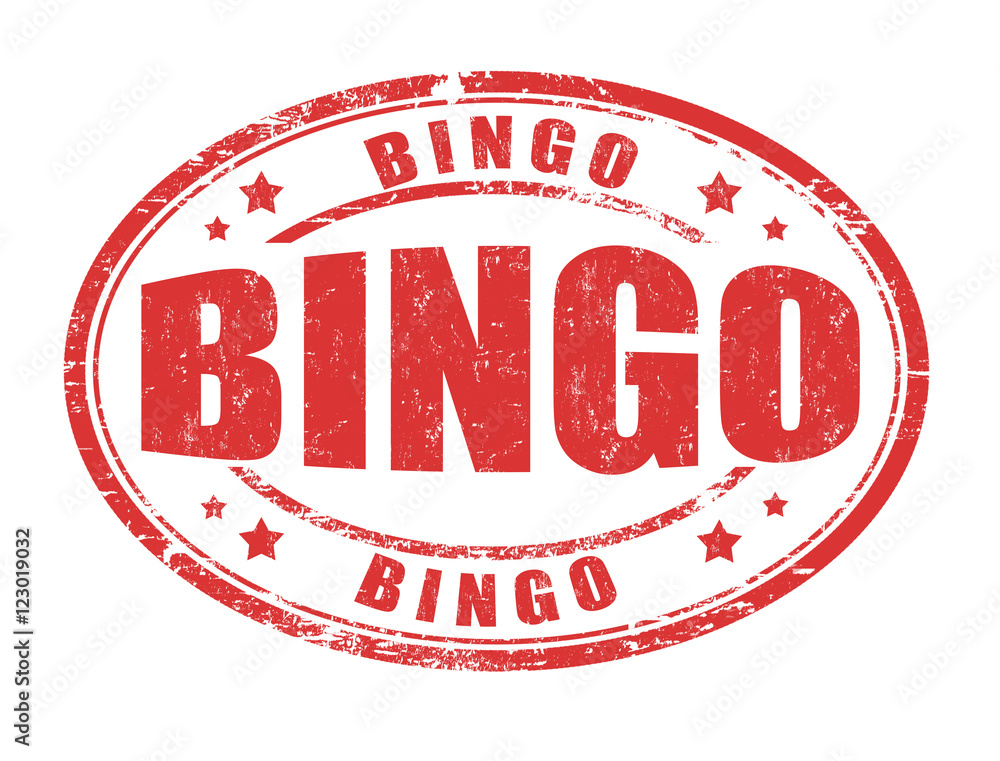 Bingo sign or stamp