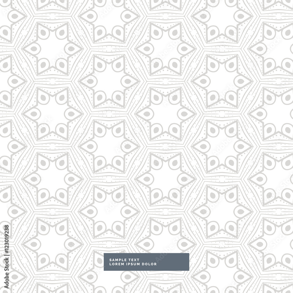 geometric shape gray pattern on white background