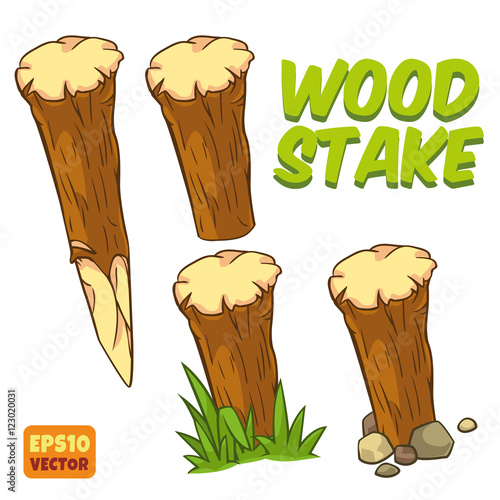 Wood stake