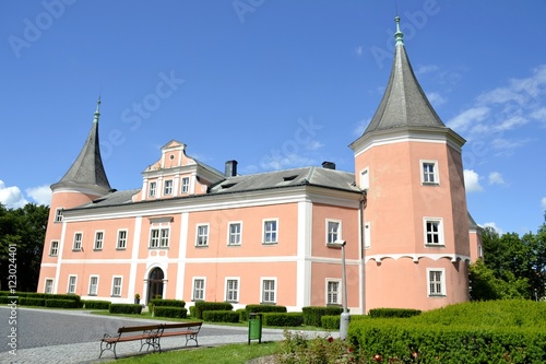 Architecture from Sokolov city and blue sky