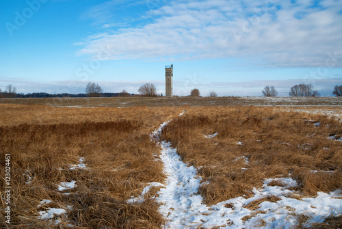 Watchtower at the former inner german Border