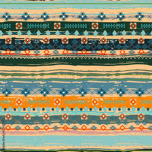 Ethnic. Boho seamless pattern