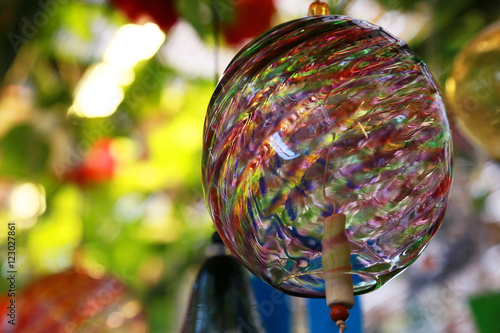Wind-bell of the glass