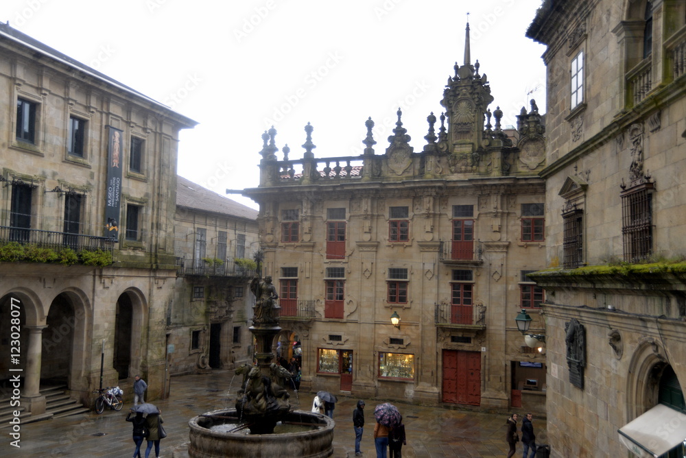 Fototapeta premium SANTIAGO DE COMPOSTELA