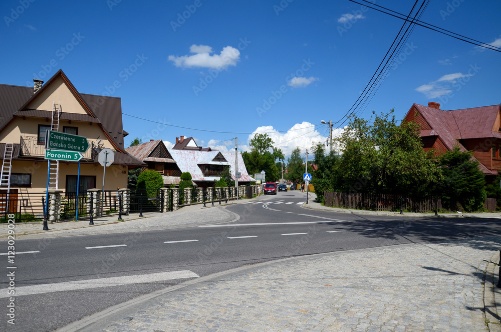 Village in Tatra Mountains (Zab, Poland)
