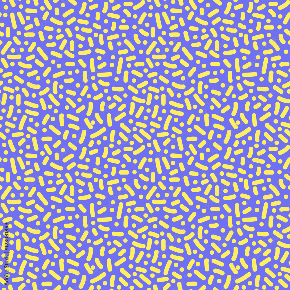 Fototapeta premium Vector seamless pattern with geometric elements in the style of