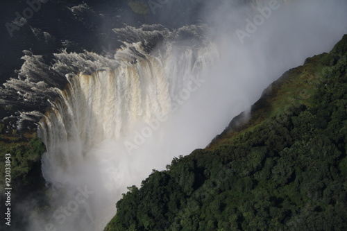 Victoria Falls from above  Zambia Africa