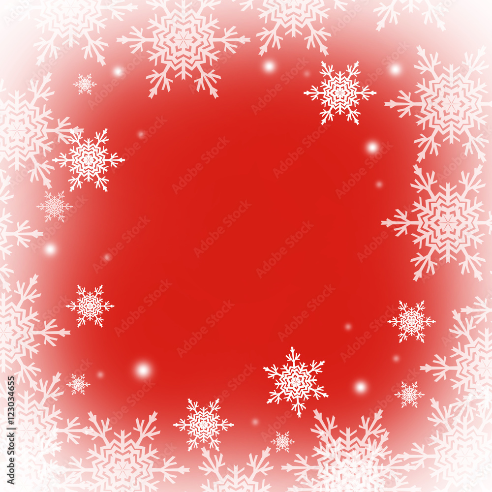 White snowflakes at the red background,christmas pattern White snowflakes at the red background,christmas pattern