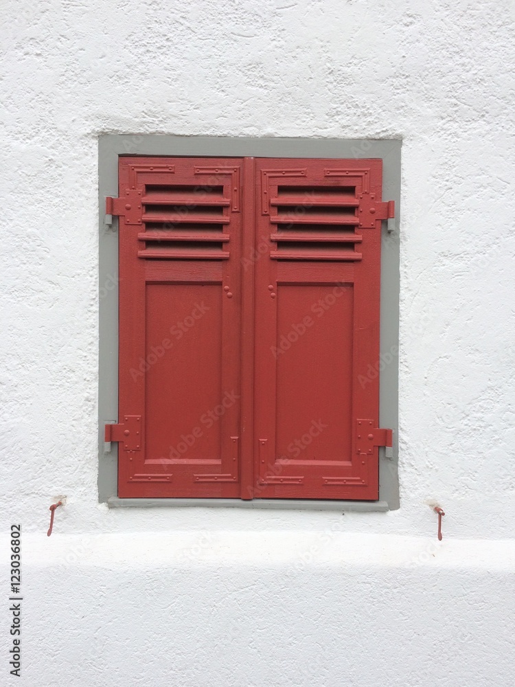 Fototapeta premium rotes Fenster