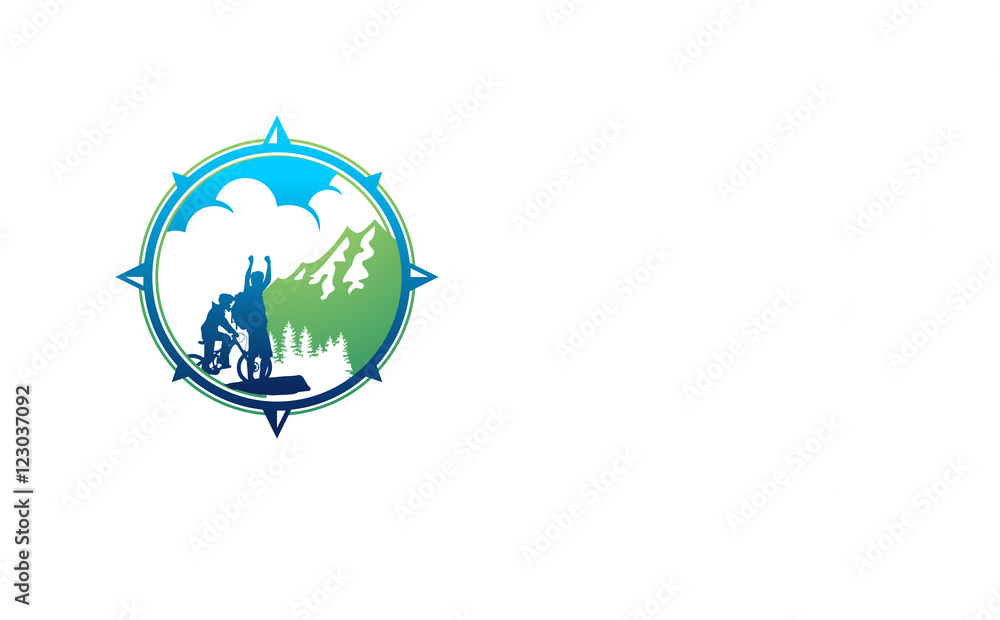 Outdoor Trail Geek Logo Icon