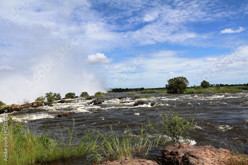 Edge of Victoria Falls, Africa