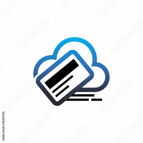 Payment Cloud Credit Card Logo Icon