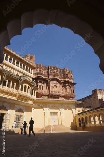 Different parts of Mehrangarh Fort, Rajasthan, Jodhpur, India