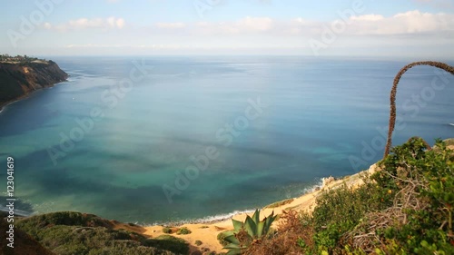 3axis Motion Time Lapse of Tropical Seascape at Bluff Cove -Zoom In- photo