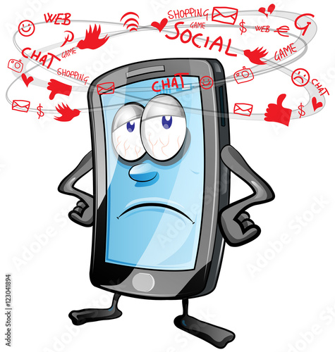 fun mobile social cartoon