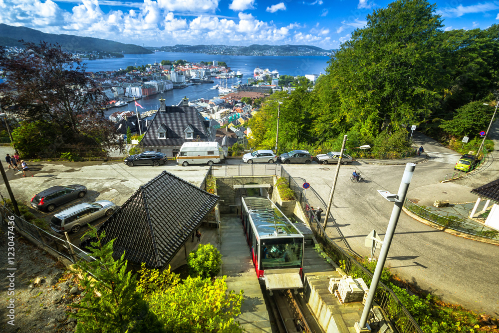 Floien Railway, Bergen, Norway