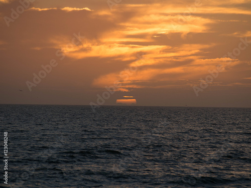 Sunset with Clouds at Sanibel Island