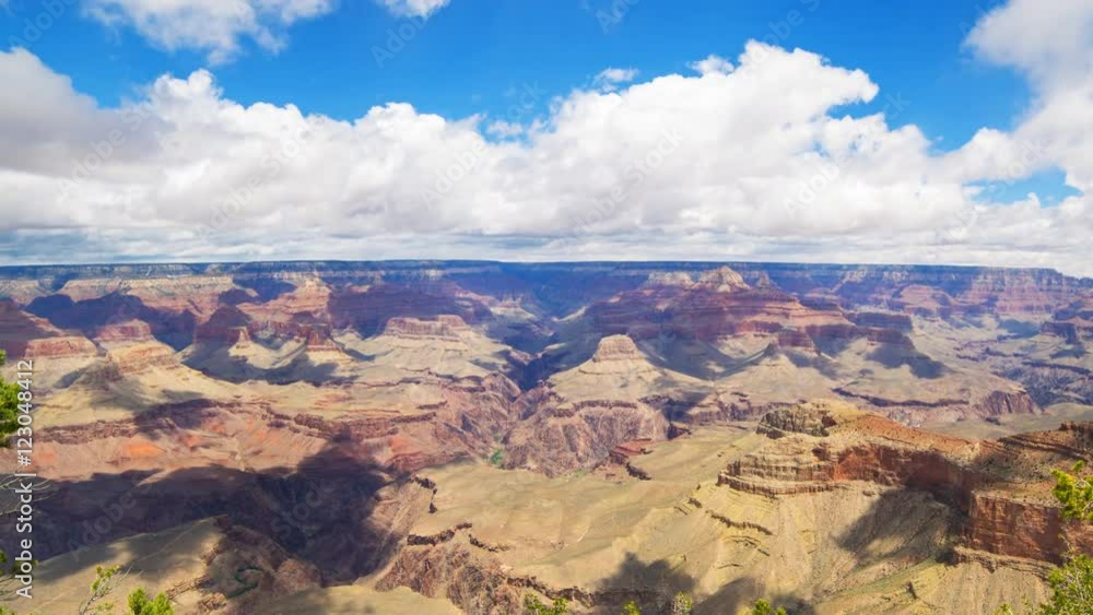 Time Lapse of Monsoon Clouds over Grand Canyon National Park -Long Shot- Time Lapse of Monsoon Clouds over Grand Canyon National Park -Long Shot-