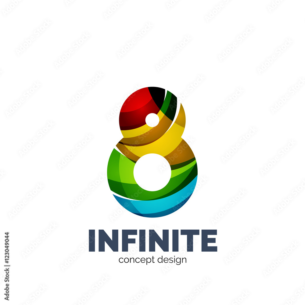 Vector set of abstract letter business logo icons Vector set of abstract letter business logo icons