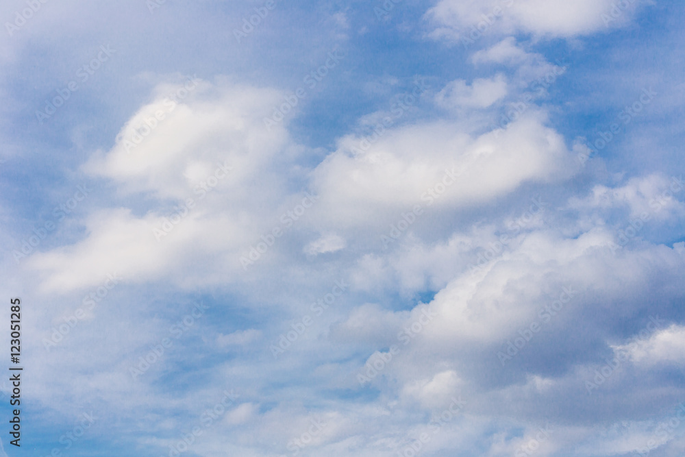 clouds in the blue sky clouds in the blue sky
