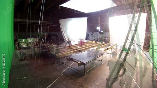 Prepare shooting area
