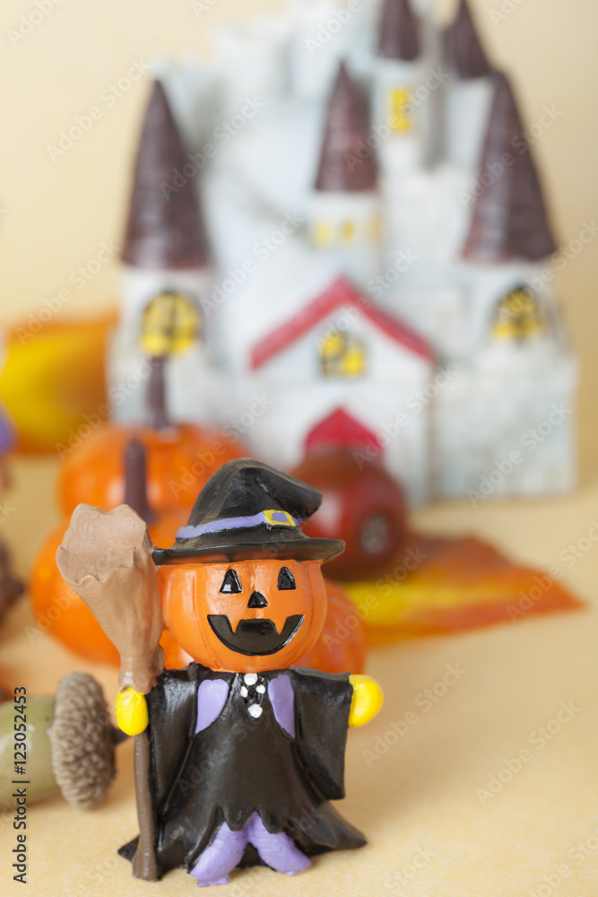 Naklejka premium ハロウィンの飾り