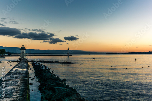 Lighthouse on the Lake of Geneva - 2
