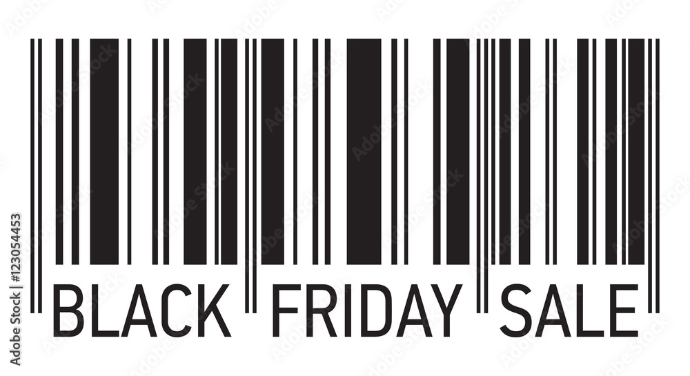 Black Friday Sale, barcode vector design Black Friday Sale, barcode vector design