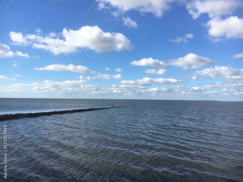 Wolken über der Nordsee