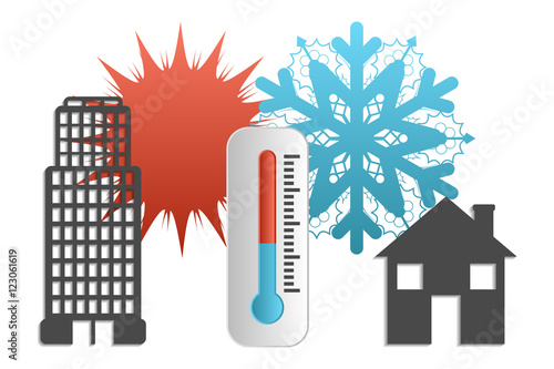 temperature differences and floor house